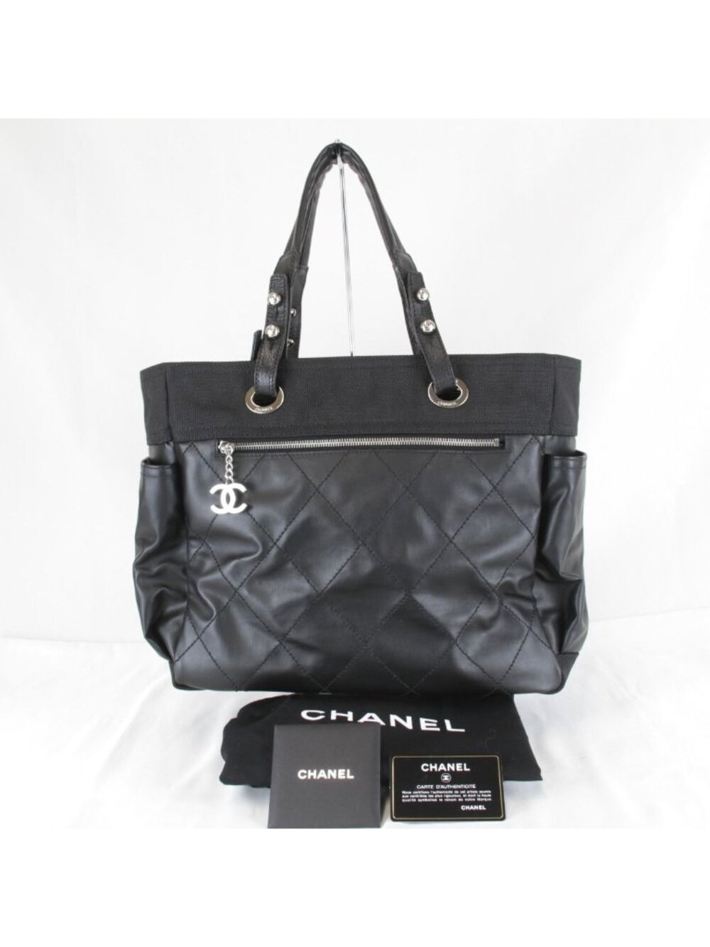 Chanel Tote Canvas Black